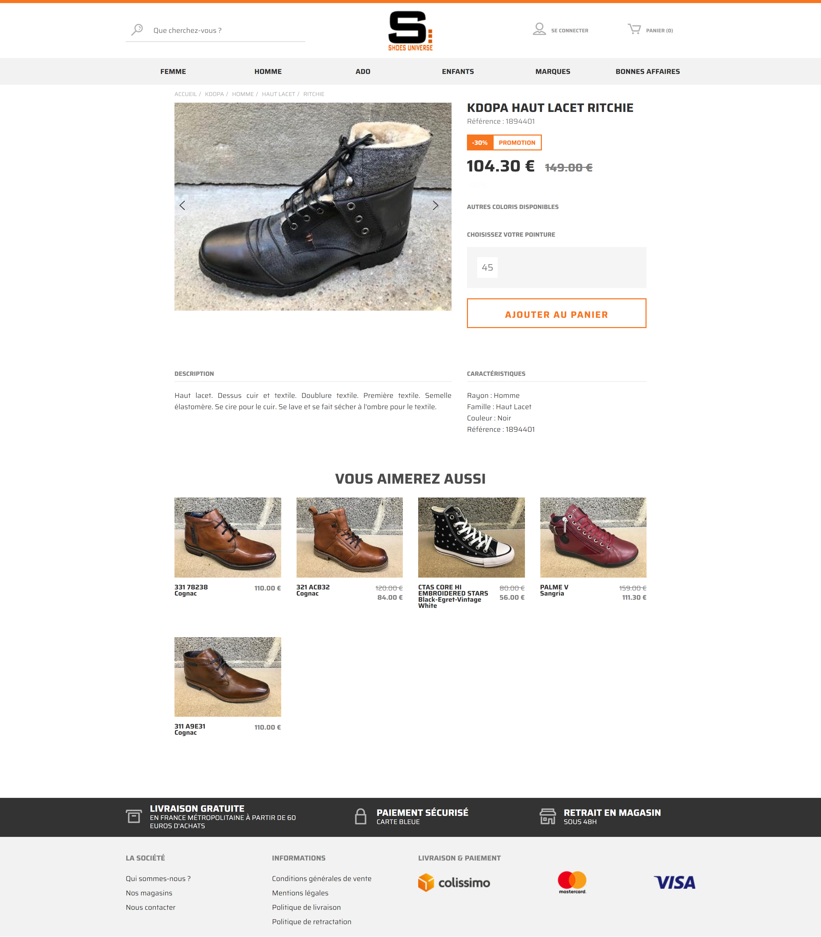 Page Produit